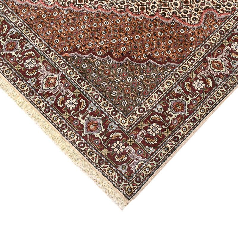 Alfombra Persa - Tabriz - Real cuadrado  - 205 x 201 cm - marrón claro