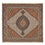 Alfombra Persa - Tabriz - Real cuadrado  - 199 x 198 cm - marrón claro