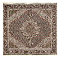 Alfombra Persa - Tabriz - Real cuadrado  - 200 x 197 cm - marrón