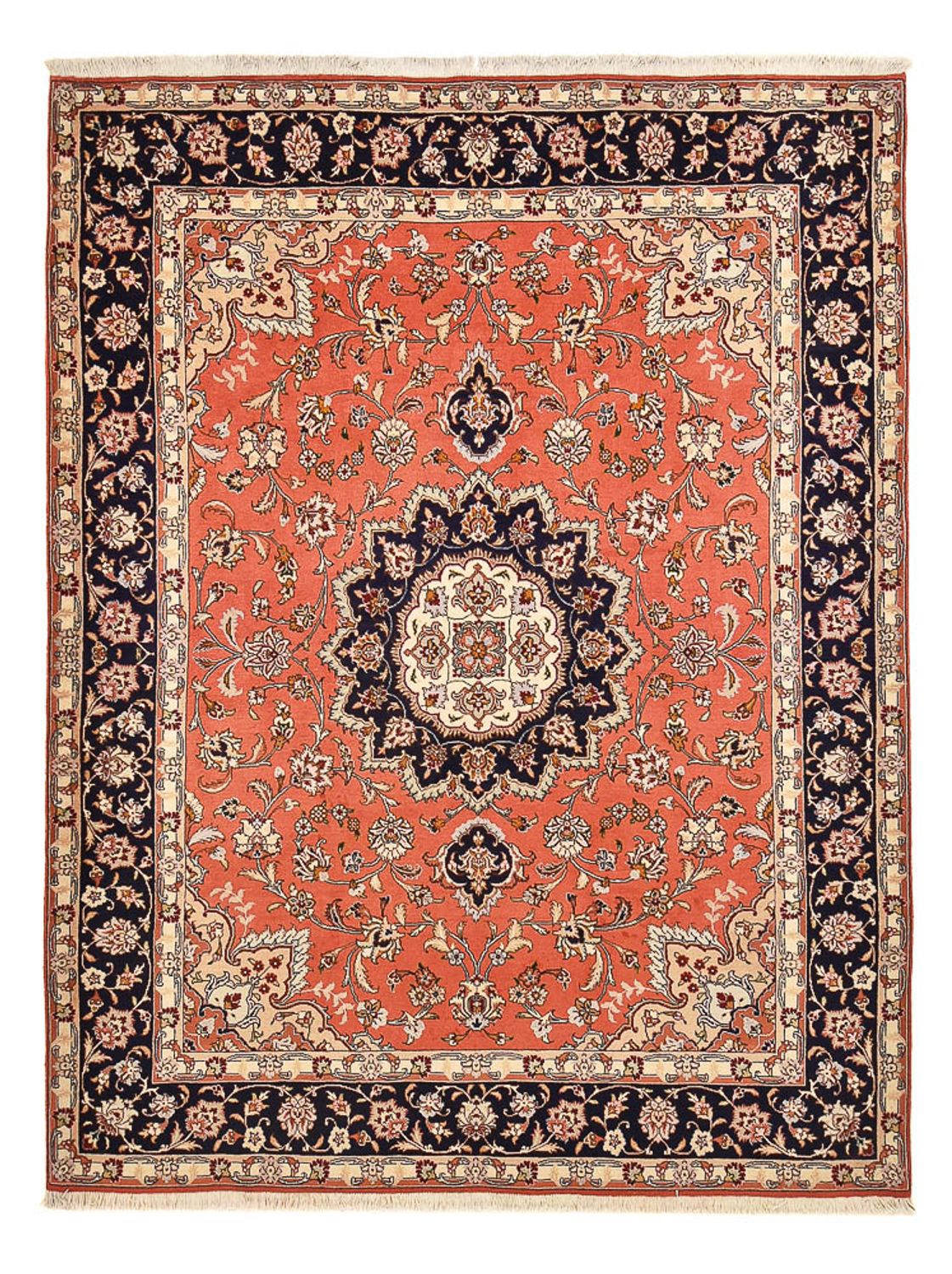 Alfombra Persa - Tabriz - Real - 270 x 210 cm - rojo claro