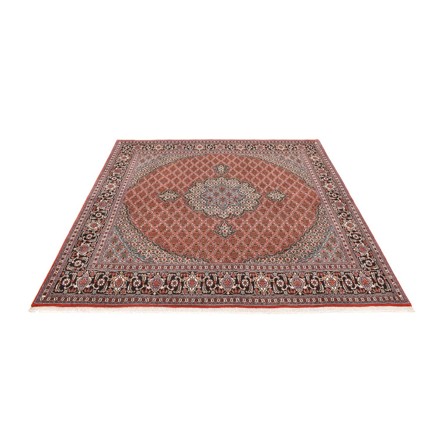 Alfombra Persa - Tabriz - Real cuadrado  - 245 x 245 cm - óxido