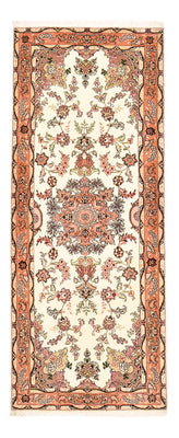 Alfombra de pasillo Alfombra Persa - Tabriz - Real - 204 x 81 cm - multicolor