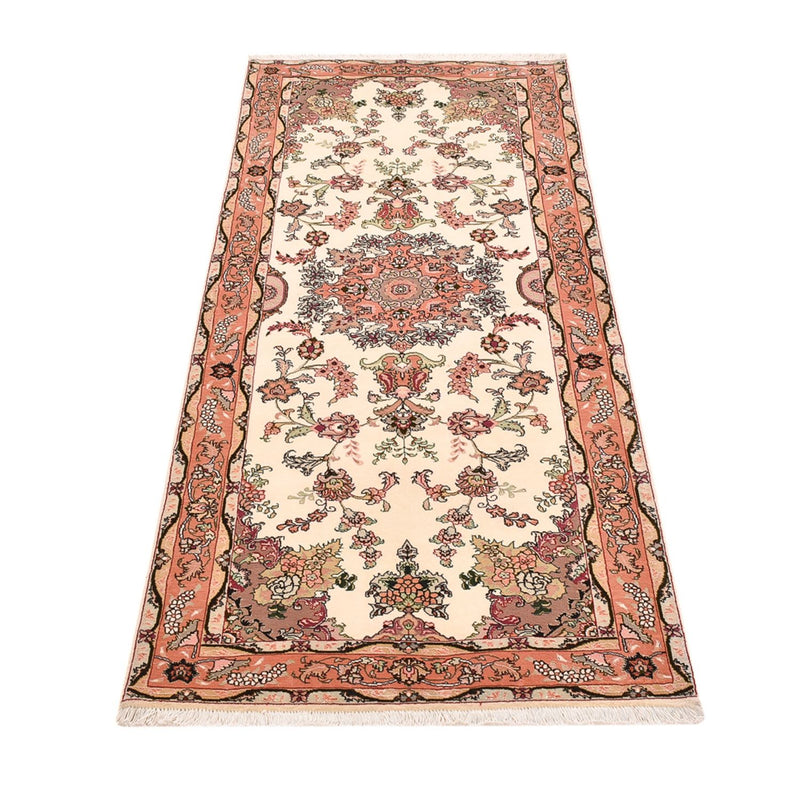 Alfombra de pasillo Alfombra Persa - Tabriz - Real - 204 x 81 cm - multicolor