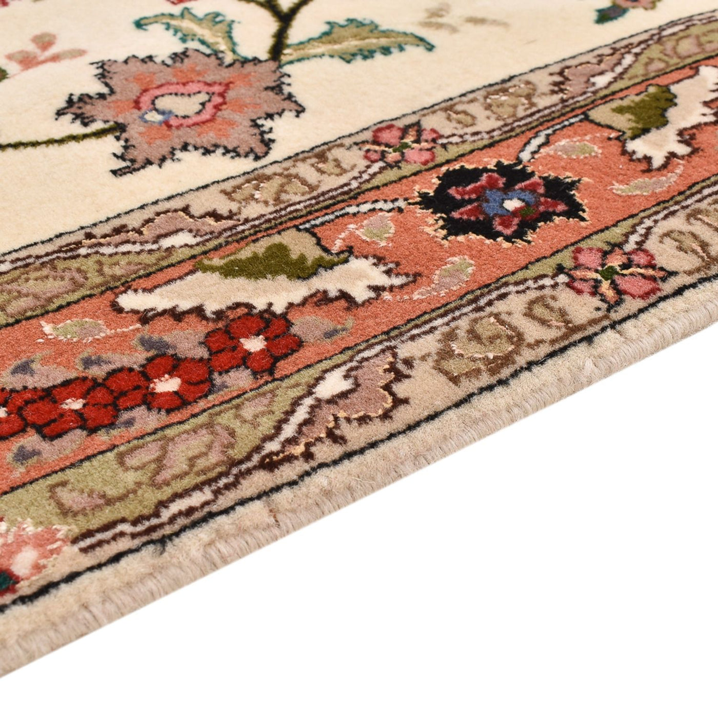 Alfombra de pasillo Alfombra Persa - Tabriz - Real - 205 x 82 cm - multicolor