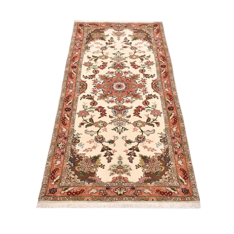 Alfombra de pasillo Alfombra Persa - Tabriz - Real - 205 x 82 cm - multicolor