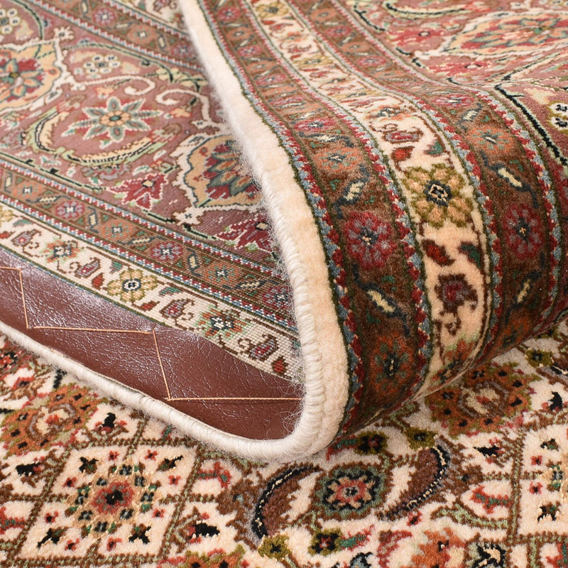 Alfombra Persa - Tabriz - Real cuadrado  - 200 x 199 cm - beige oscuro