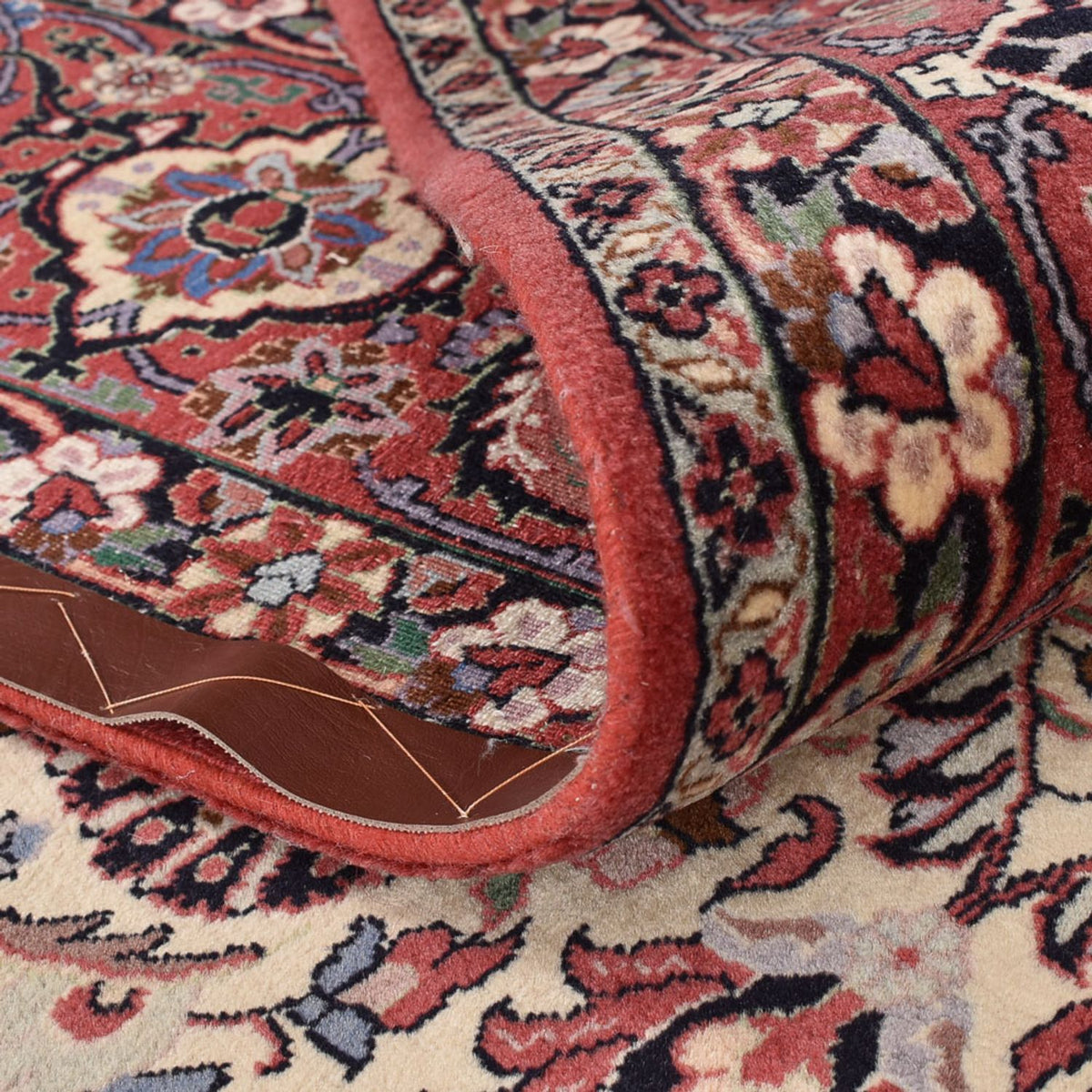 Alfombra persa - Bidjar - 382 x 298 cm - chocolate claro