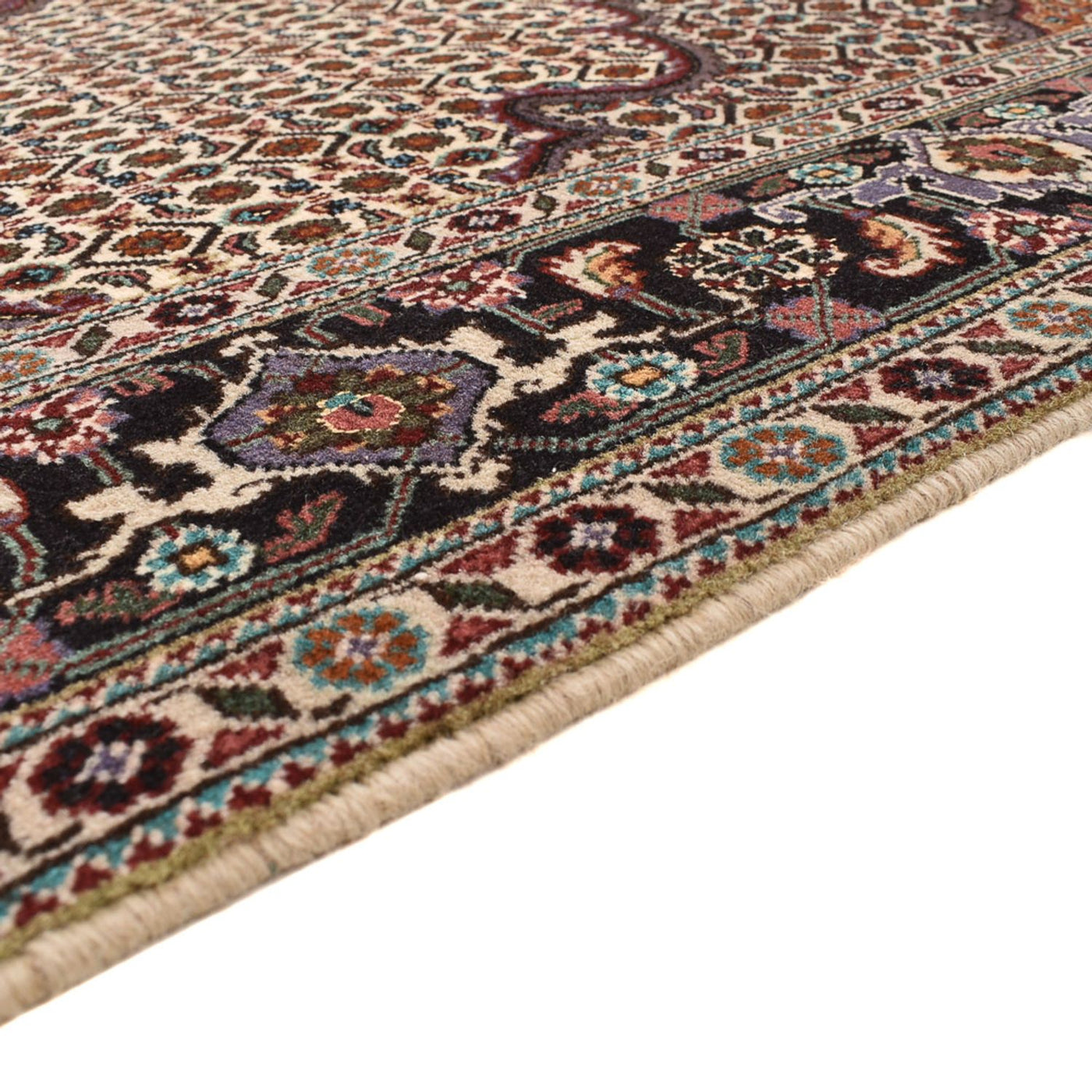 Alfombra Persa - Tabriz - Real cuadrado  - 200 x 197 cm - marrón claro