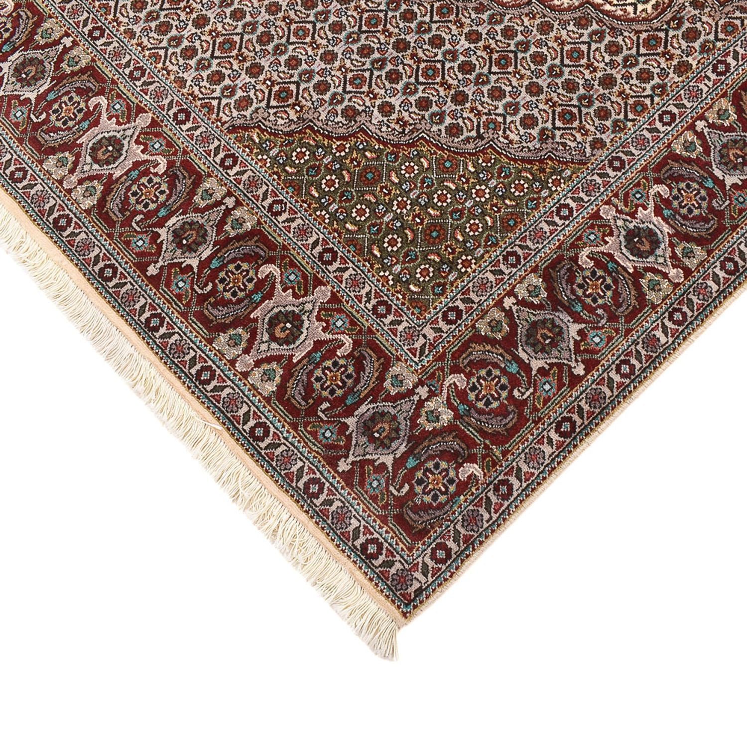Alfombra Persa - Tabriz - Real cuadrado  - 201 x 200 cm - marrón claro