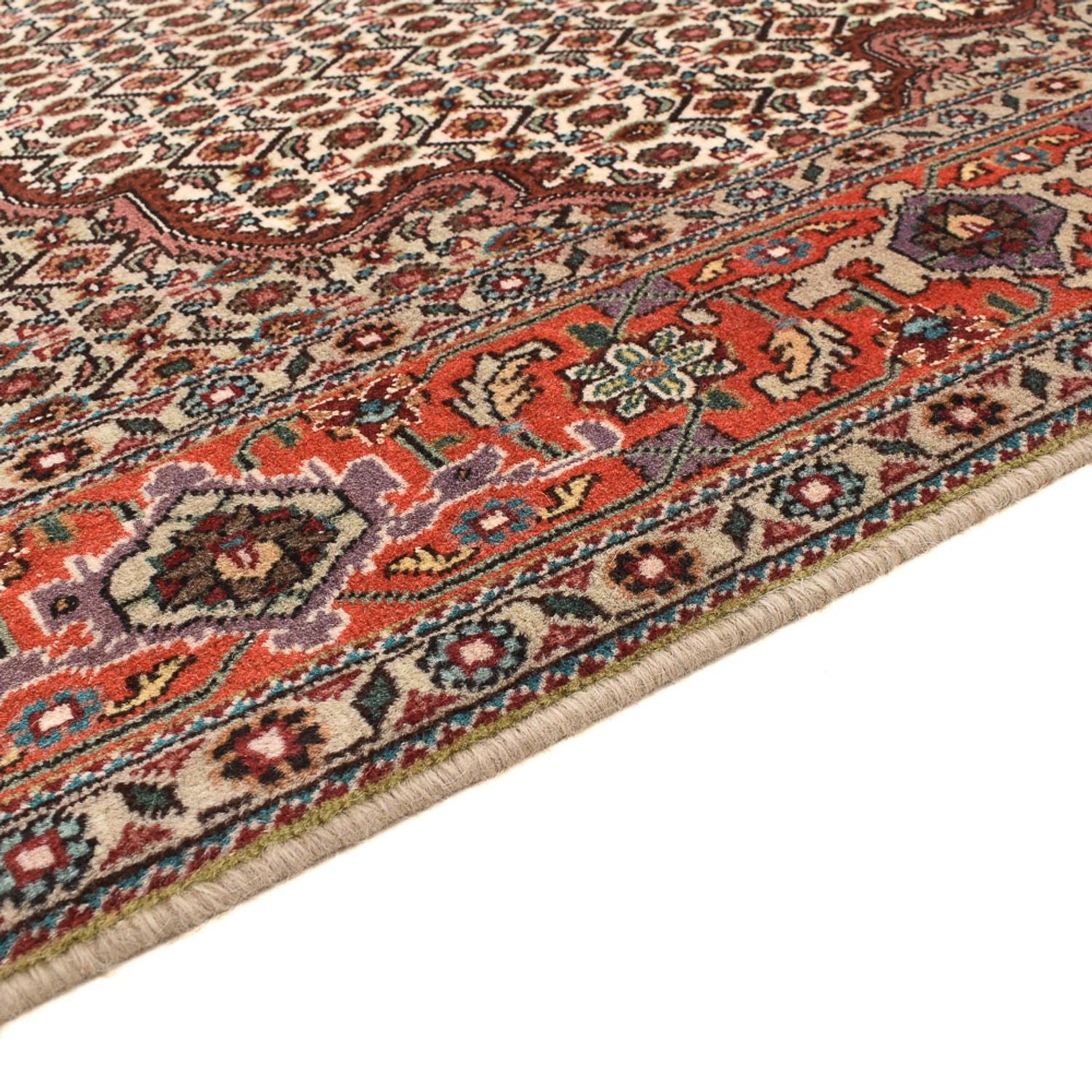 Alfombra Persa - Tabriz - Real cuadrado  - 204 x 196 cm - marrón claro