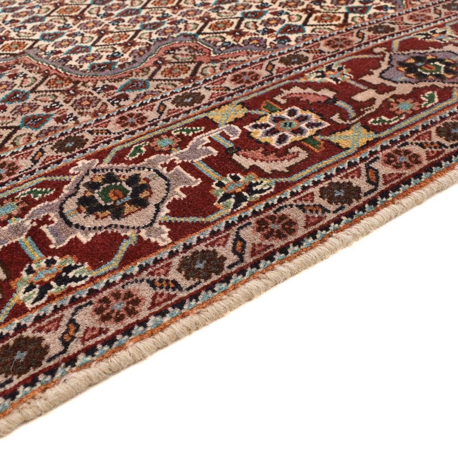 Alfombra Persa - Tabriz - Real cuadrado  - 202 x 198 cm - marrón claro