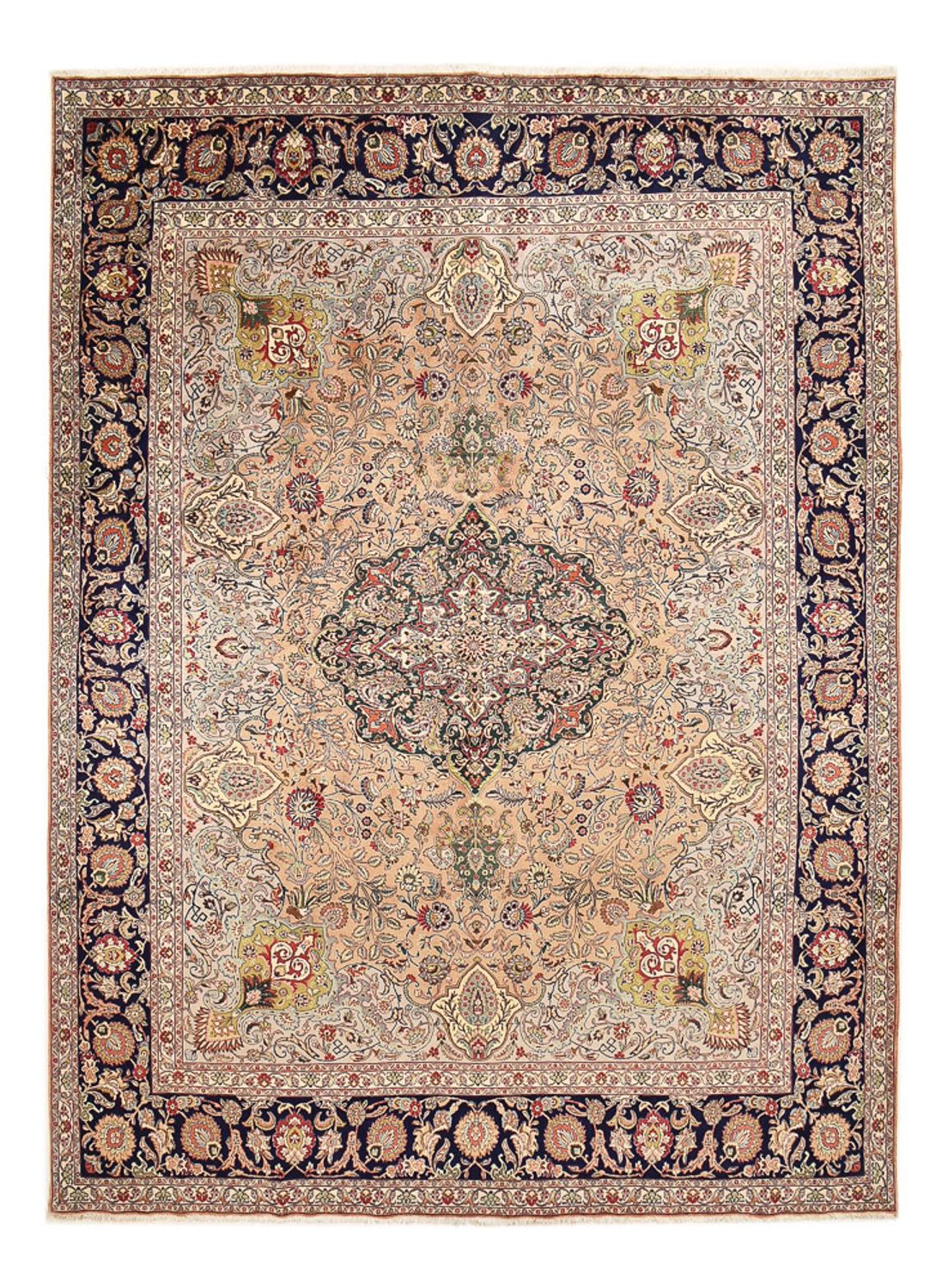 Alfombra Persa - Tabriz - Real - 390 x 303 cm - marrón claro
