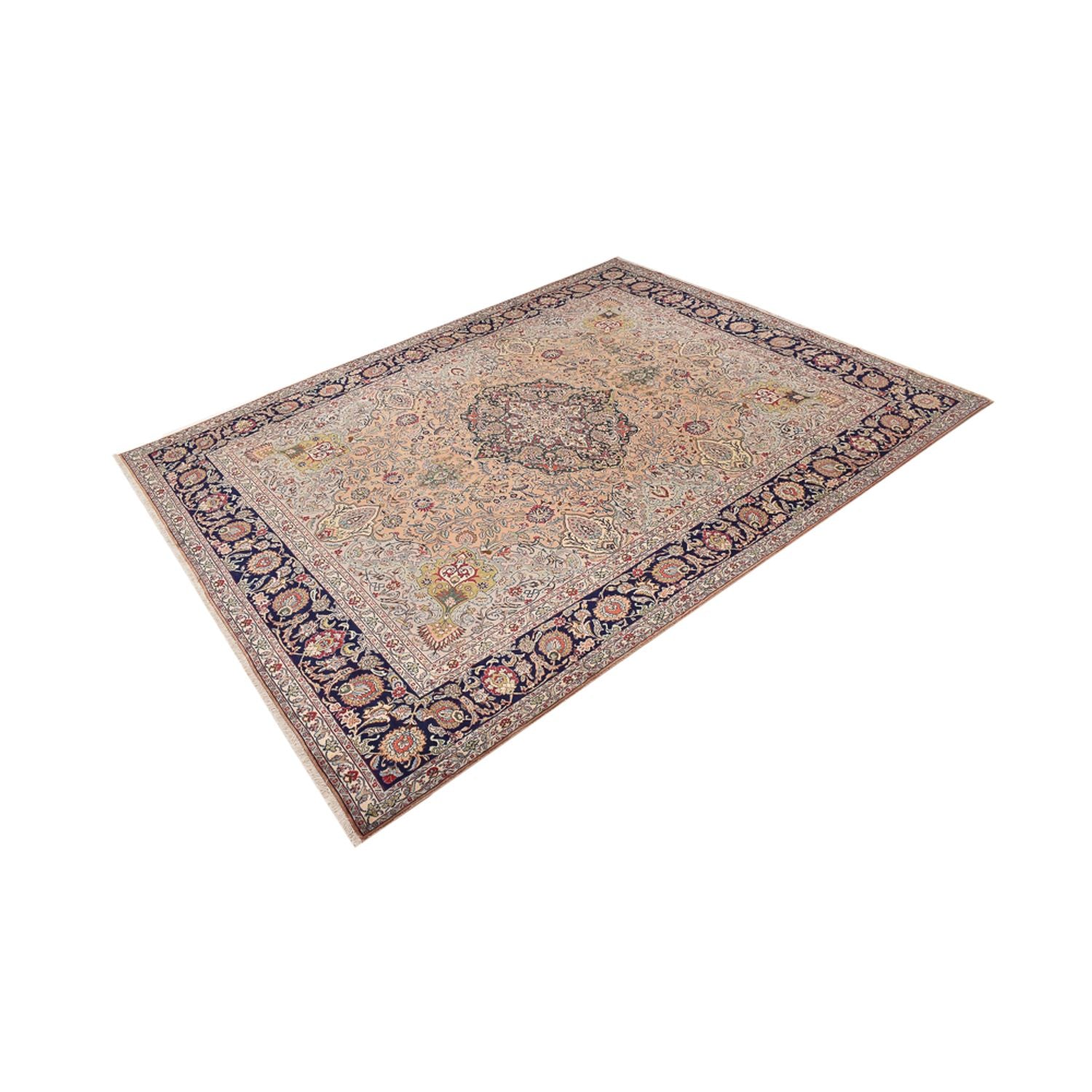 Alfombra Persa - Tabriz - Real - 390 x 303 cm - marrón claro