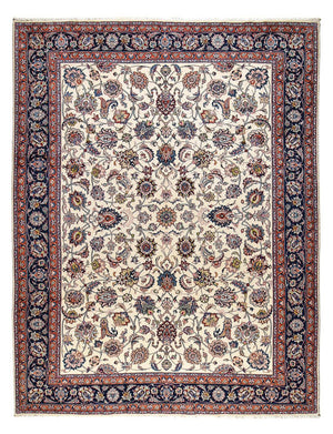 Alfombra persa - Clásica - Real - 390 x 300 cm - crema