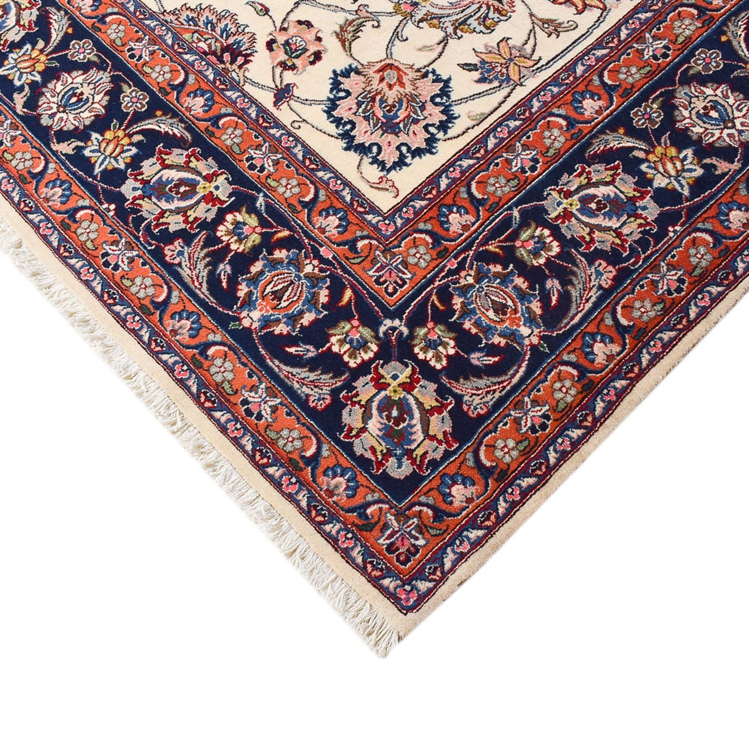 Alfombra persa - Clásica - Real - 390 x 300 cm - crema