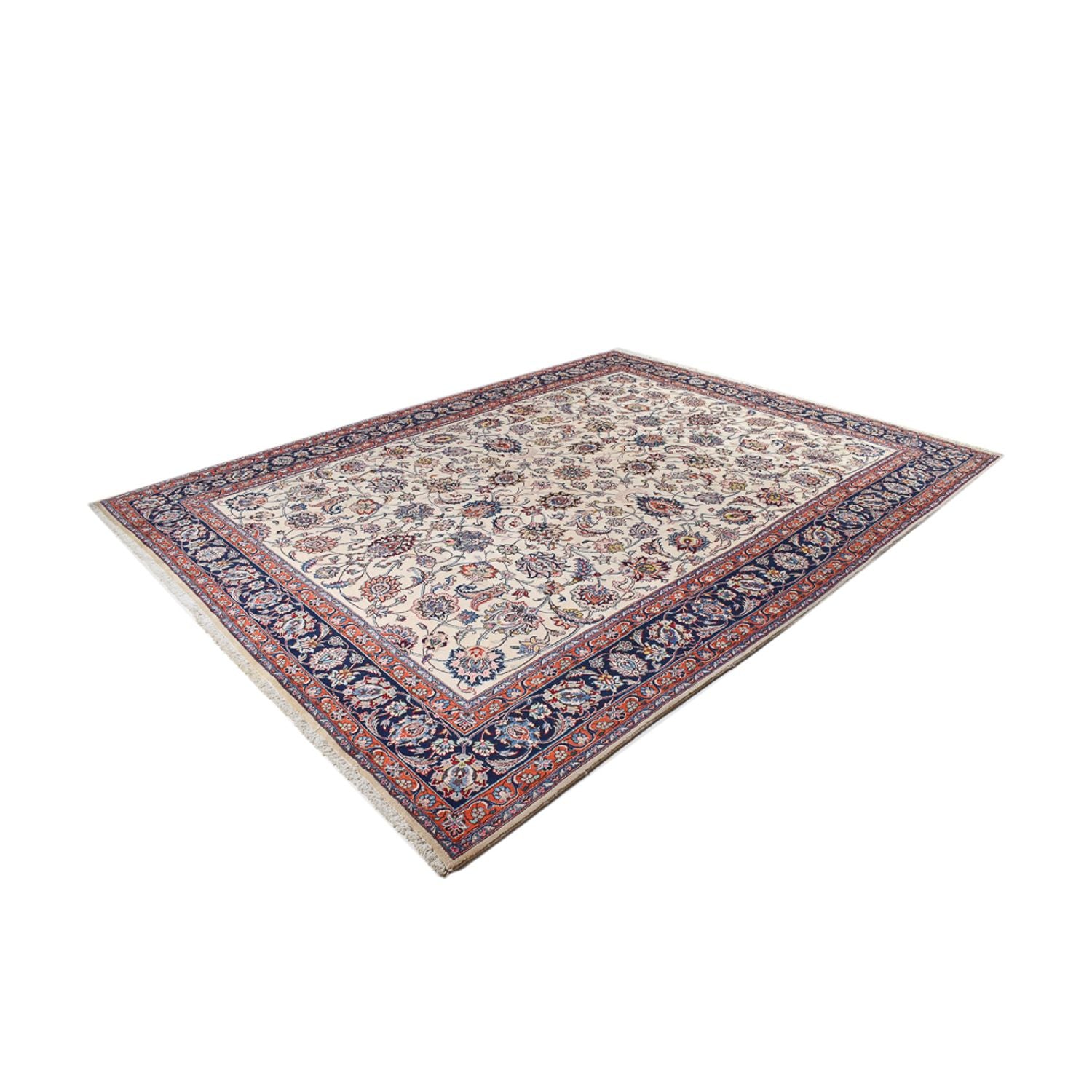 Alfombra persa - Clásica - Real - 390 x 300 cm - crema