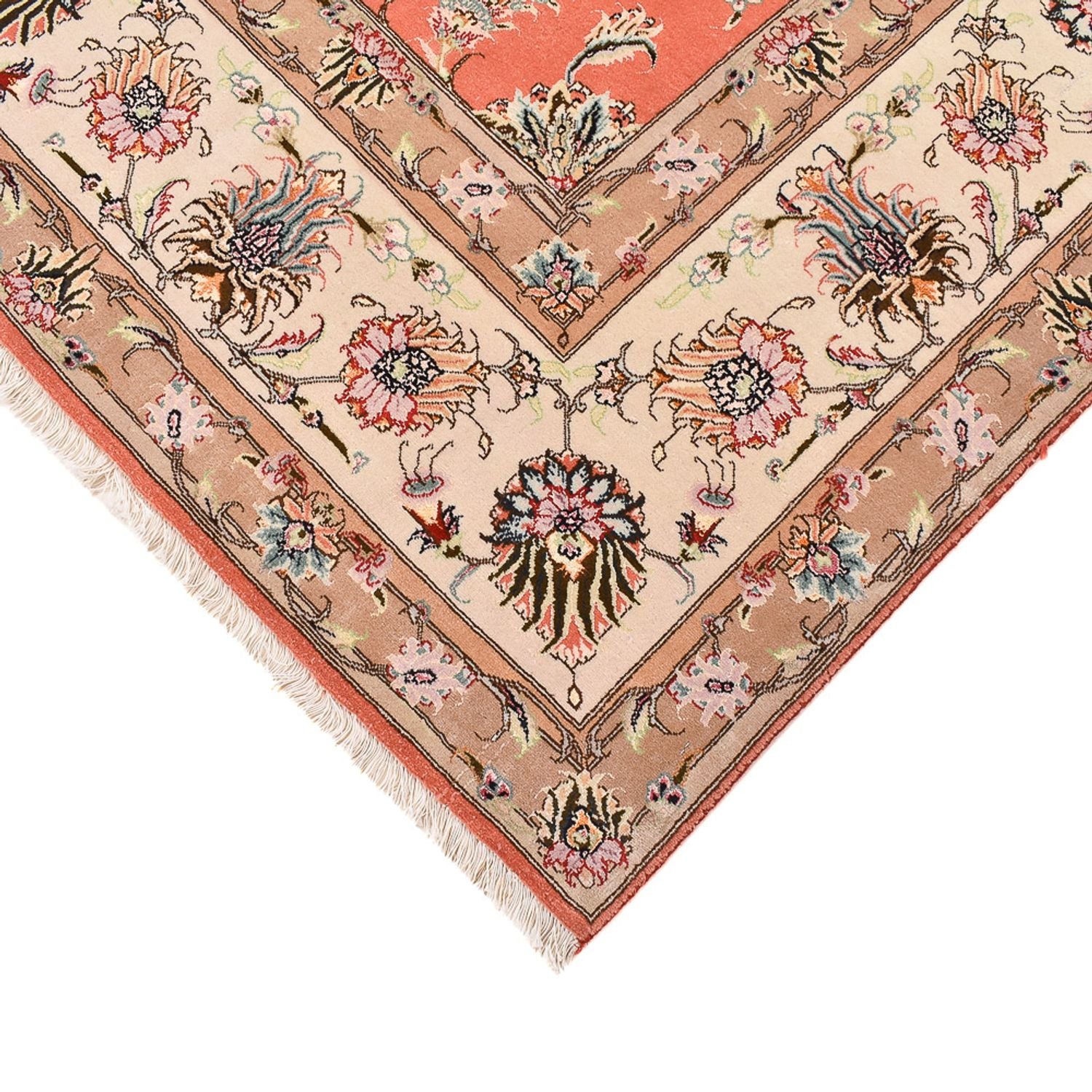 Alfombra Persa - Tabriz - Real - 295 x 247 cm - rojo