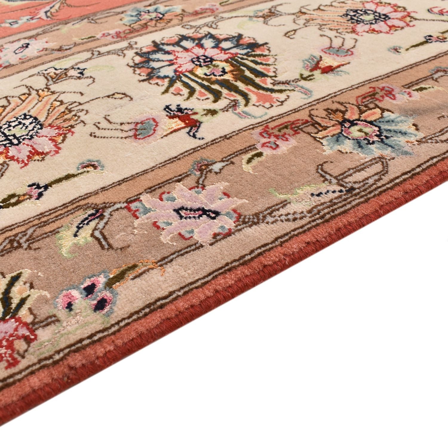 Alfombra Persa - Tabriz - Real - 295 x 247 cm - rojo