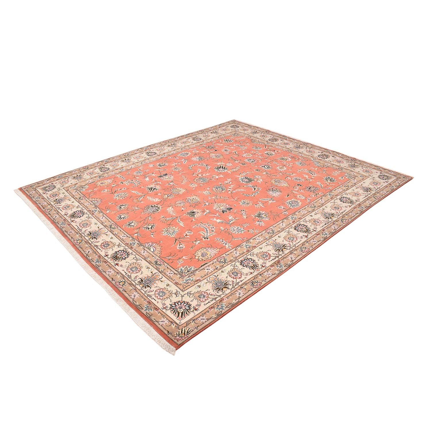 Alfombra Persa - Tabriz - Real - 295 x 247 cm - rojo