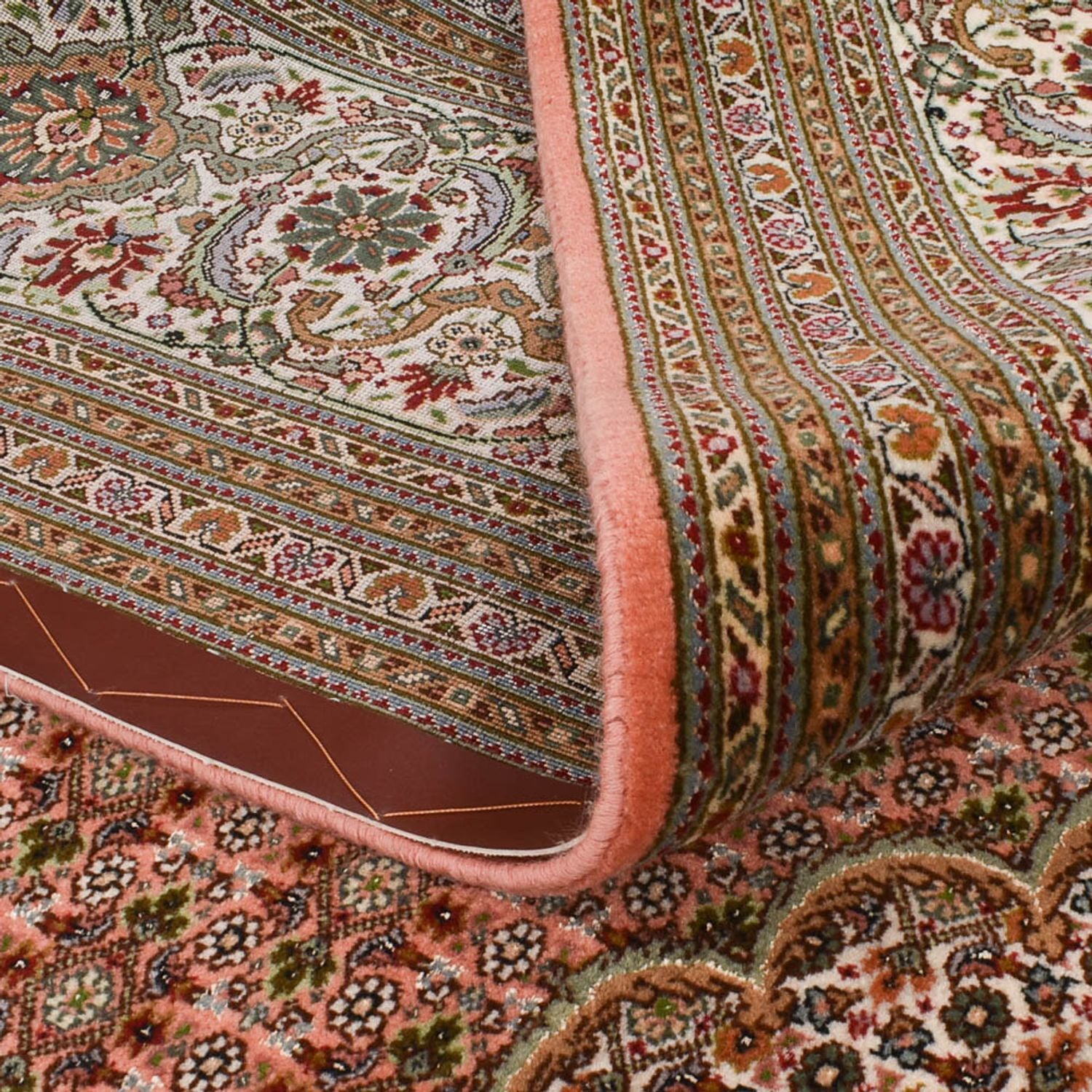 Alfombra Persa - Tabriz - Real - 390 x 250 cm - rojo claro