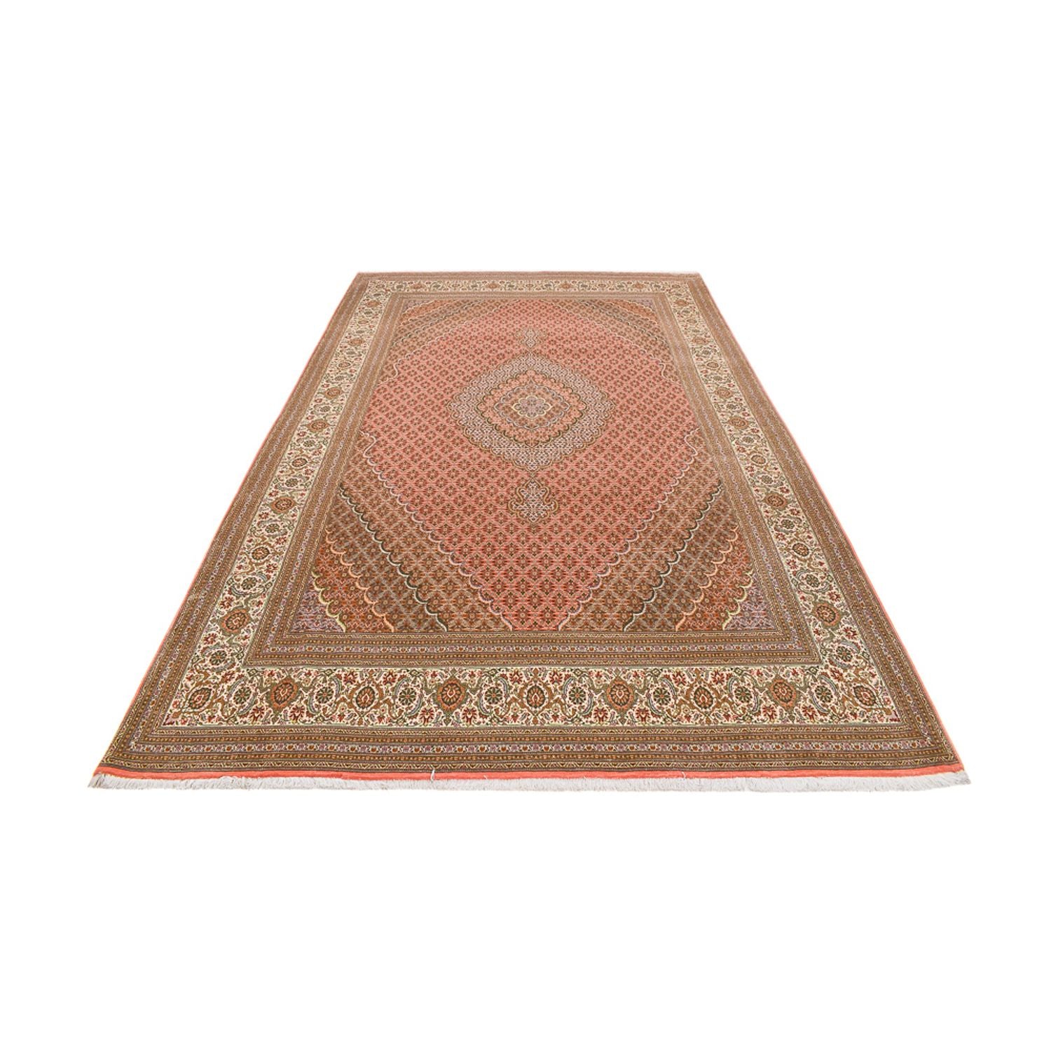 Alfombra Persa - Tabriz - Real - 390 x 250 cm - rojo claro