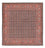 Alfombra Persa - Tabriz - Real cuadrado  - 210 x 200 cm - rojo claro