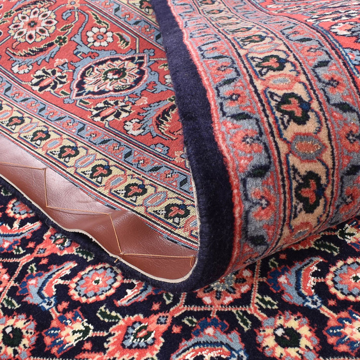 Alfombra Persa - Tabriz - Real cuadrado  - 210 x 200 cm - rojo claro