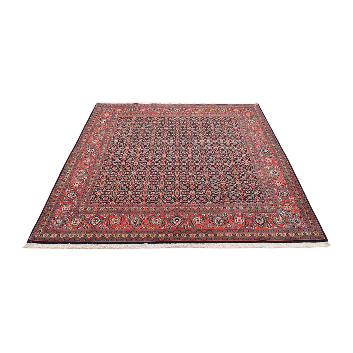 Alfombra Persa - Tabriz - Real cuadrado  - 210 x 200 cm - rojo claro