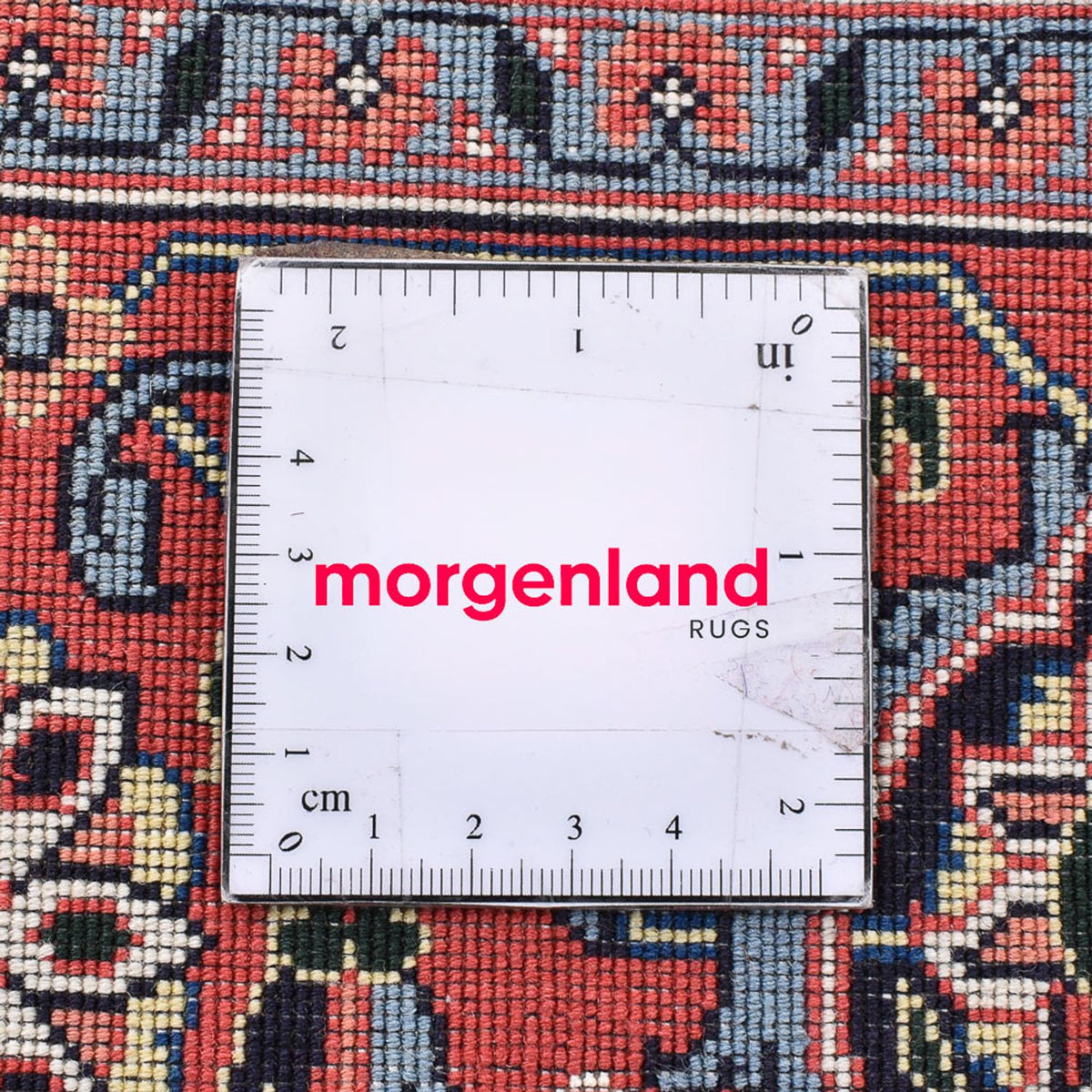 Alfombra Persa - Tabriz - Real cuadrado  - 210 x 200 cm - rojo claro