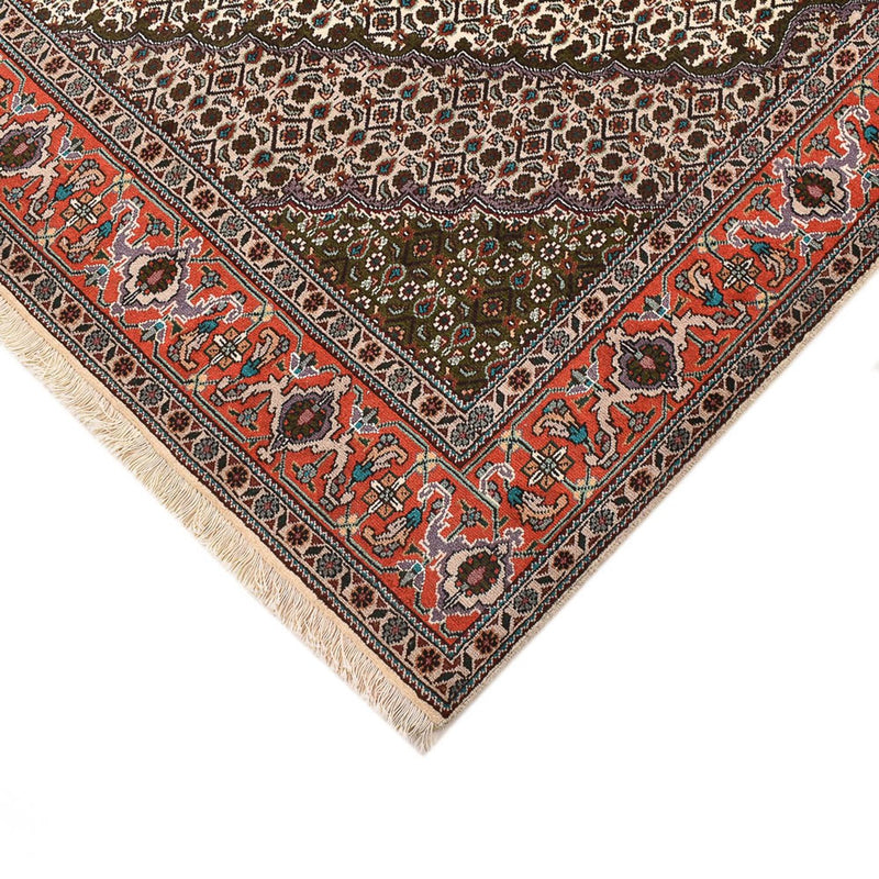 Alfombra Persa - Tabriz - Real cuadrado  - 212 x 201 cm - marrón claro
