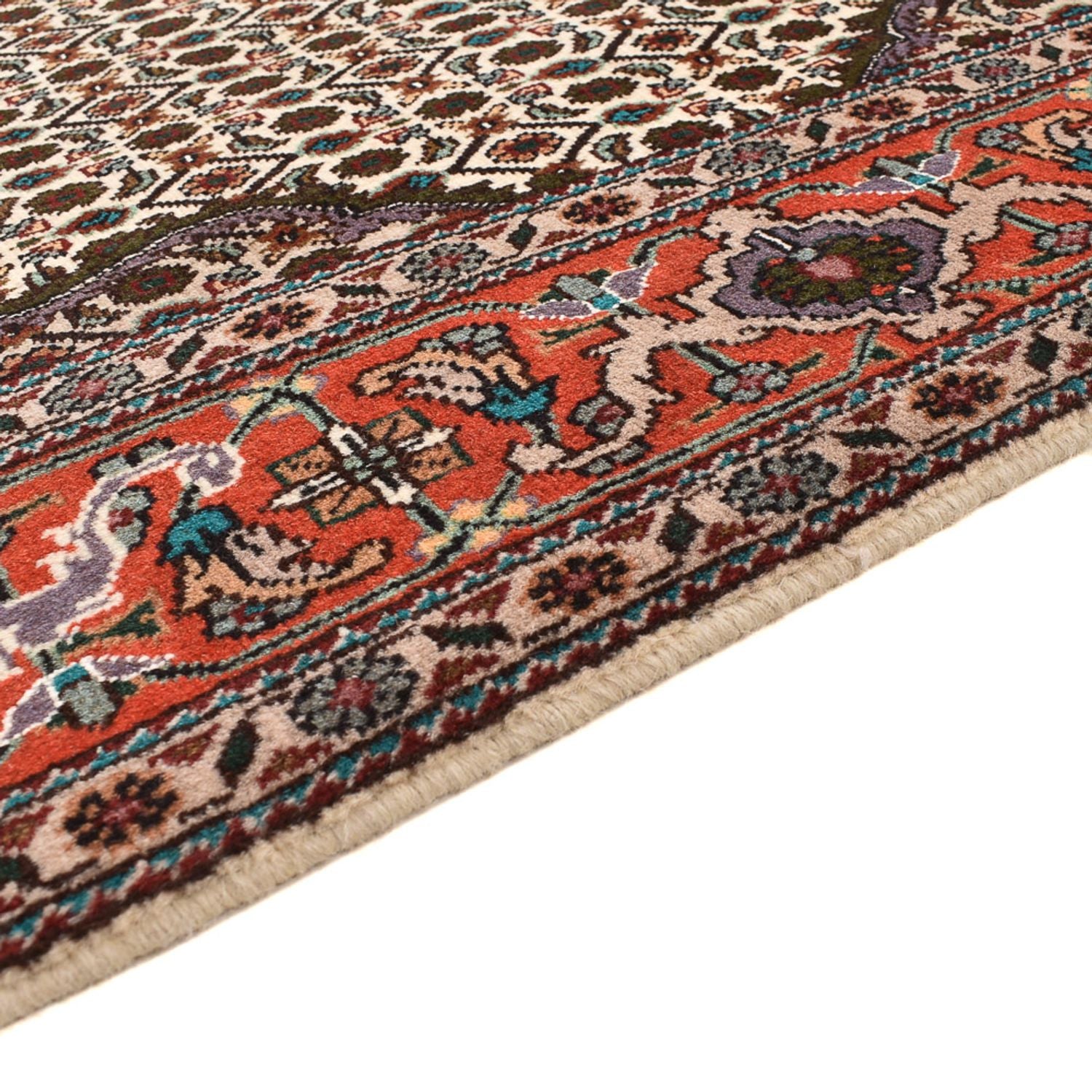 Alfombra Persa - Tabriz - Real cuadrado  - 212 x 201 cm - marrón claro