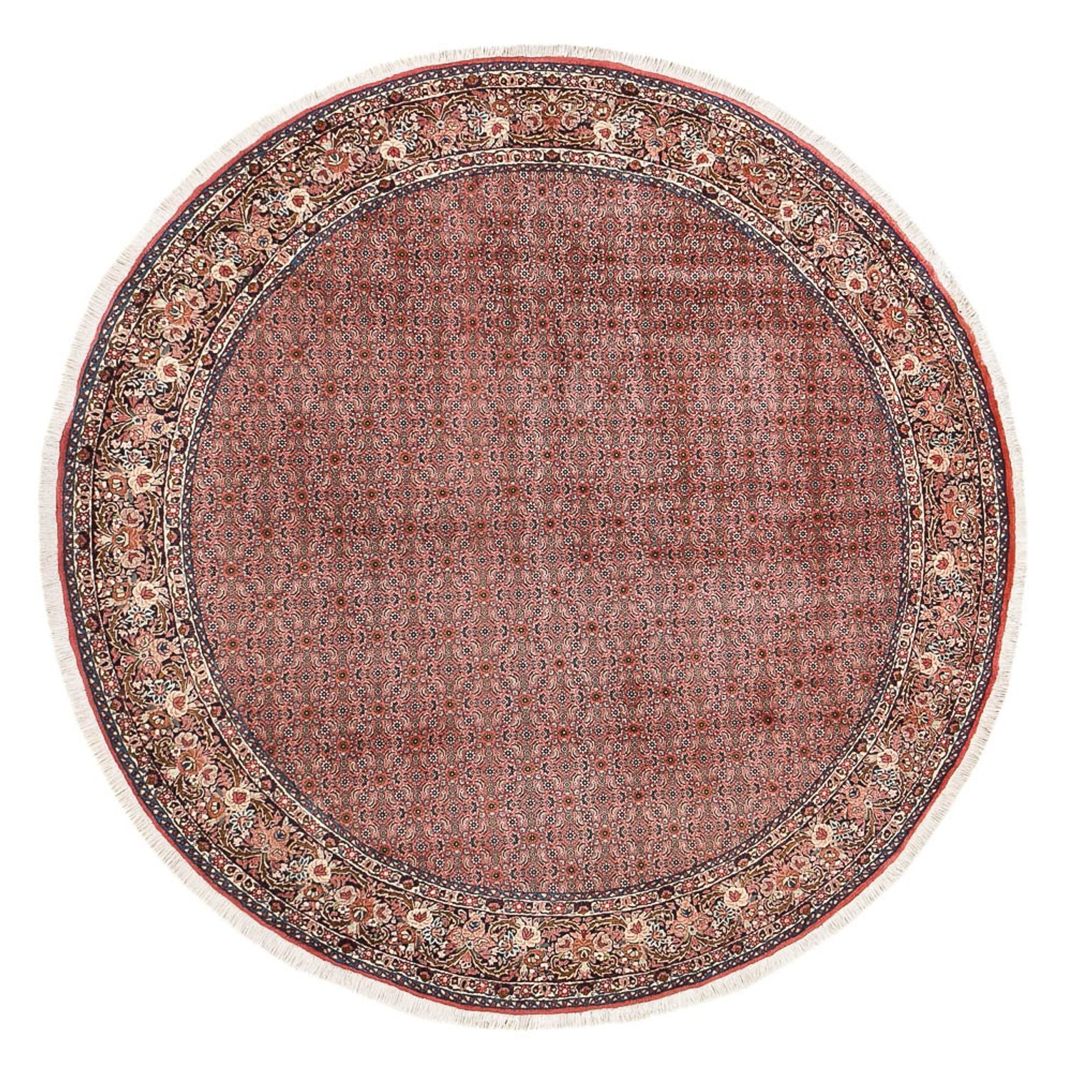 Alfombra persa - Bidjar redondo  - 300 x 300 cm - óxido