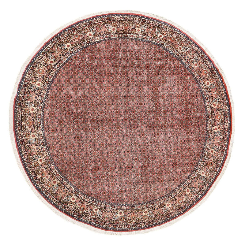Alfombra persa - Bidjar redondo  - 300 x 300 cm - óxido