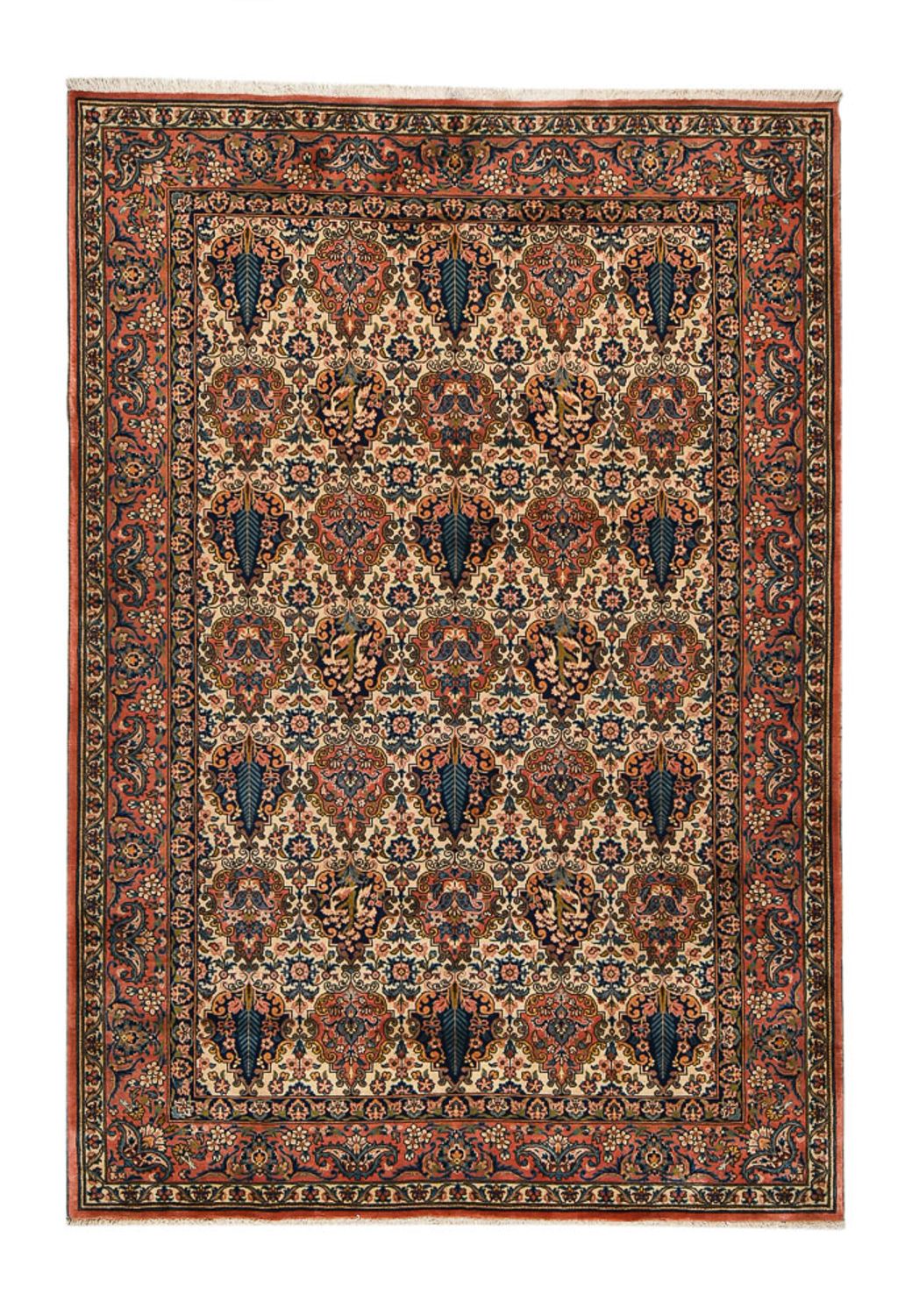 Alfombra persa - Nómada - 298 x 203 cm - marrón oscuro