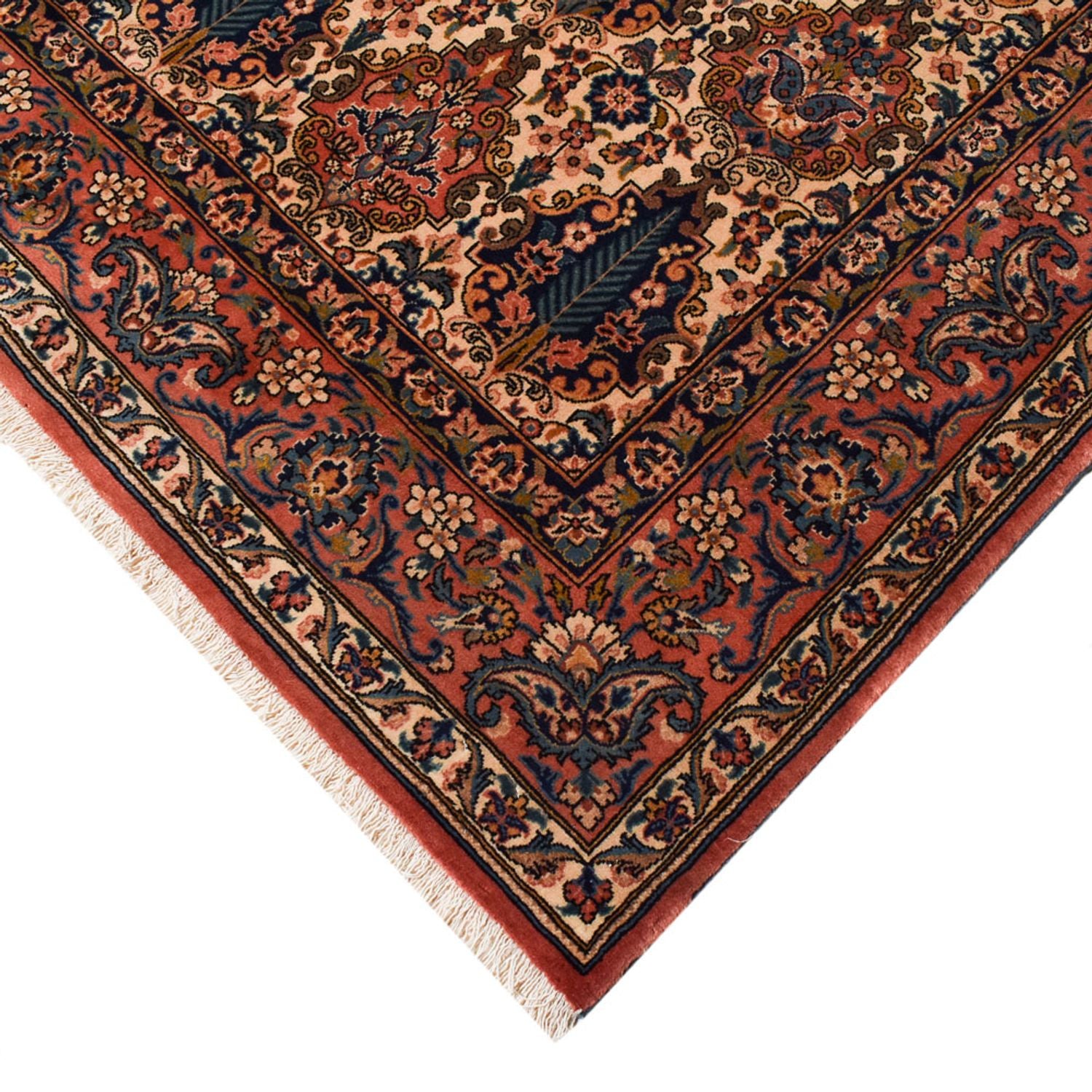 Alfombra persa - Nómada - 298 x 203 cm - marrón oscuro
