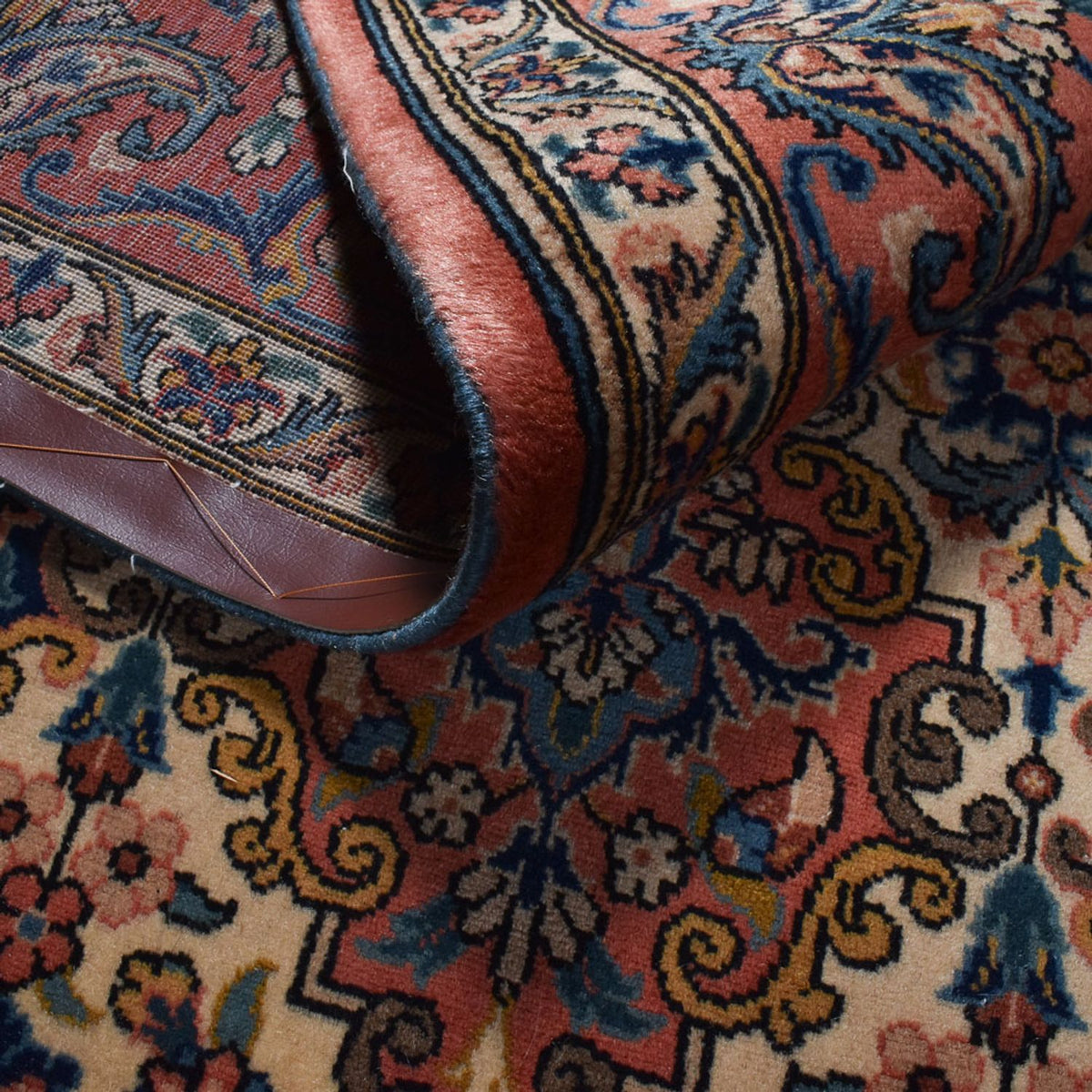 Alfombra persa - Nómada - 298 x 203 cm - marrón oscuro