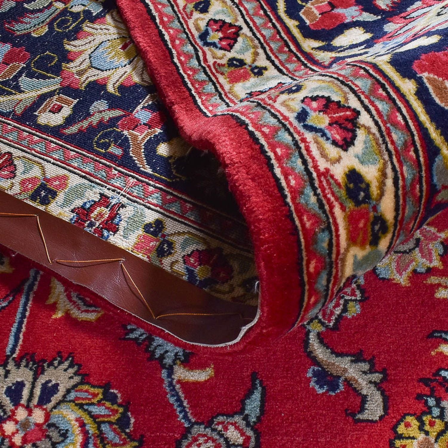 Alfombra persa - Ghom - 357 x 250 cm - rojo