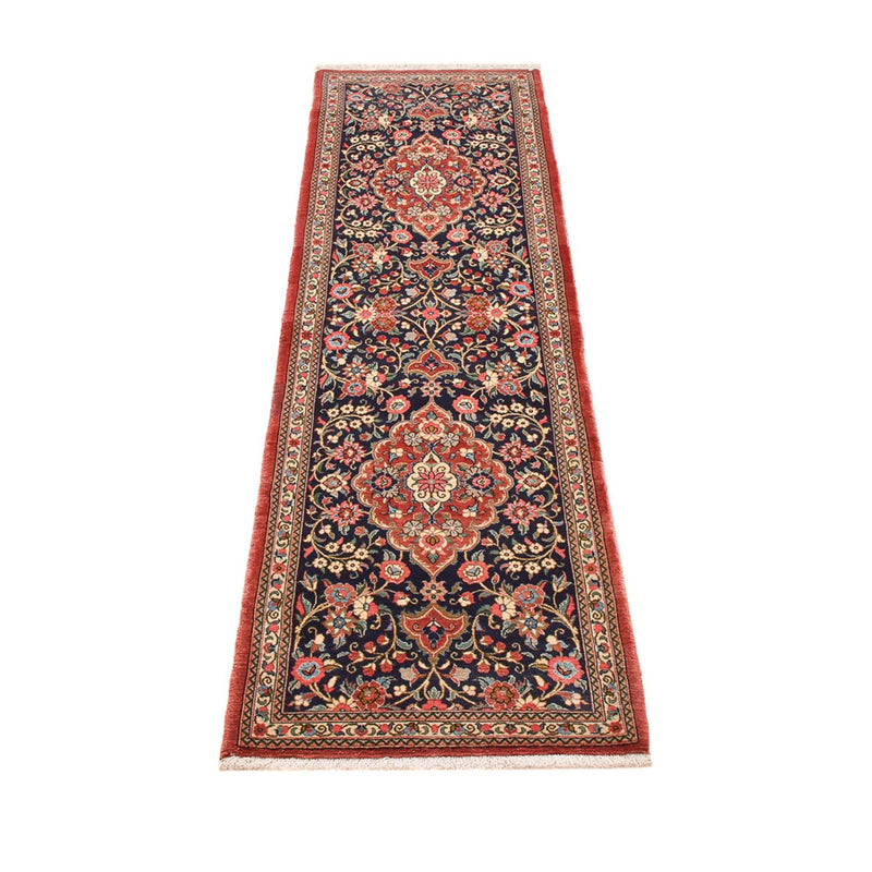 Alfombra de pasillo Alfombra persa - Ghom - 224 x 62 cm - multicolor