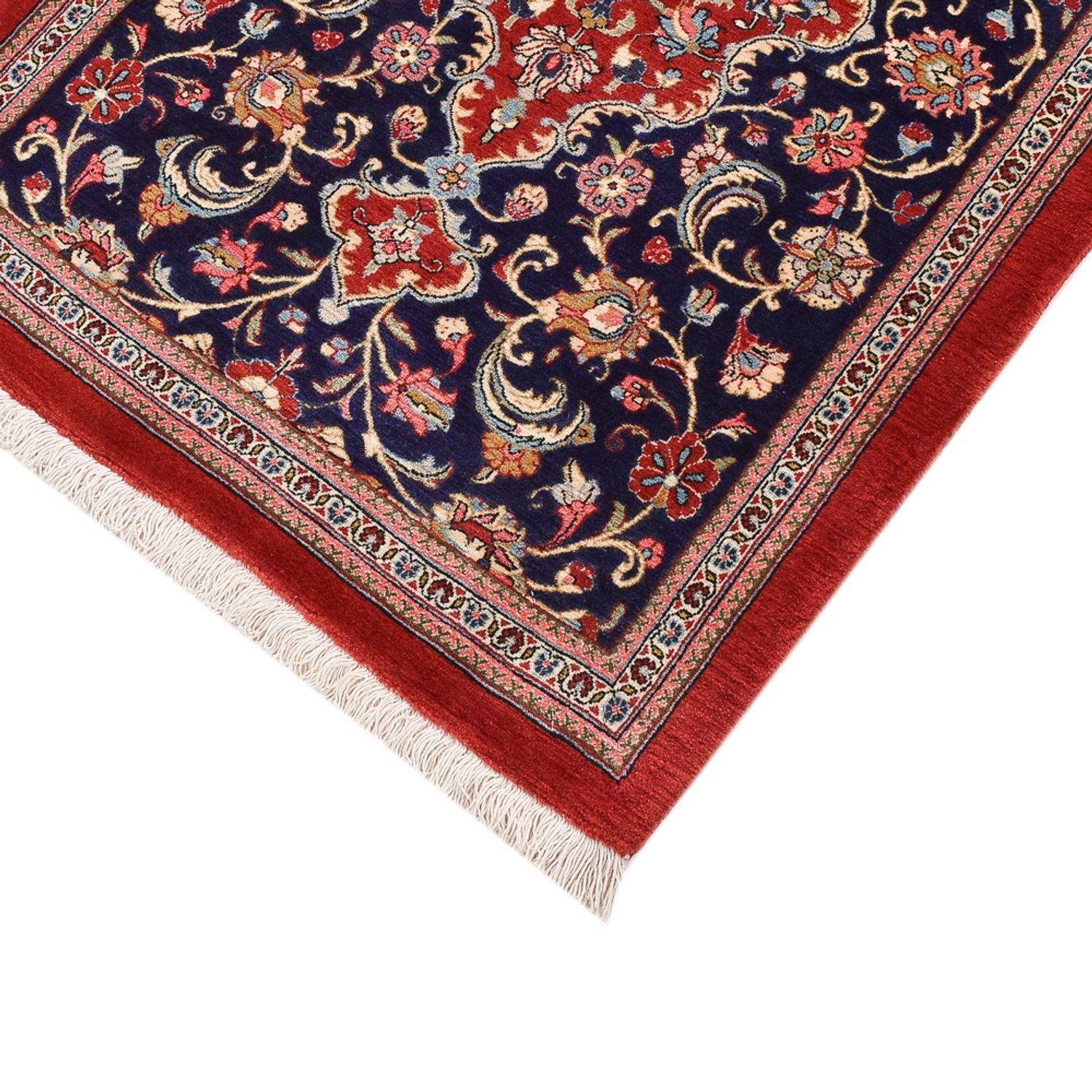 Alfombra de pasillo Alfombra Persa - Ghom - Royal - 197 x 79 cm - multicolor