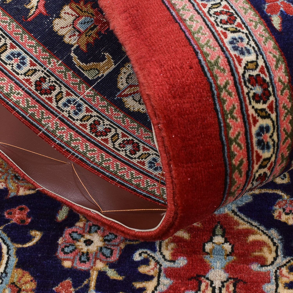 Alfombra de pasillo Alfombra Persa - Ghom - Royal - 197 x 79 cm - multicolor