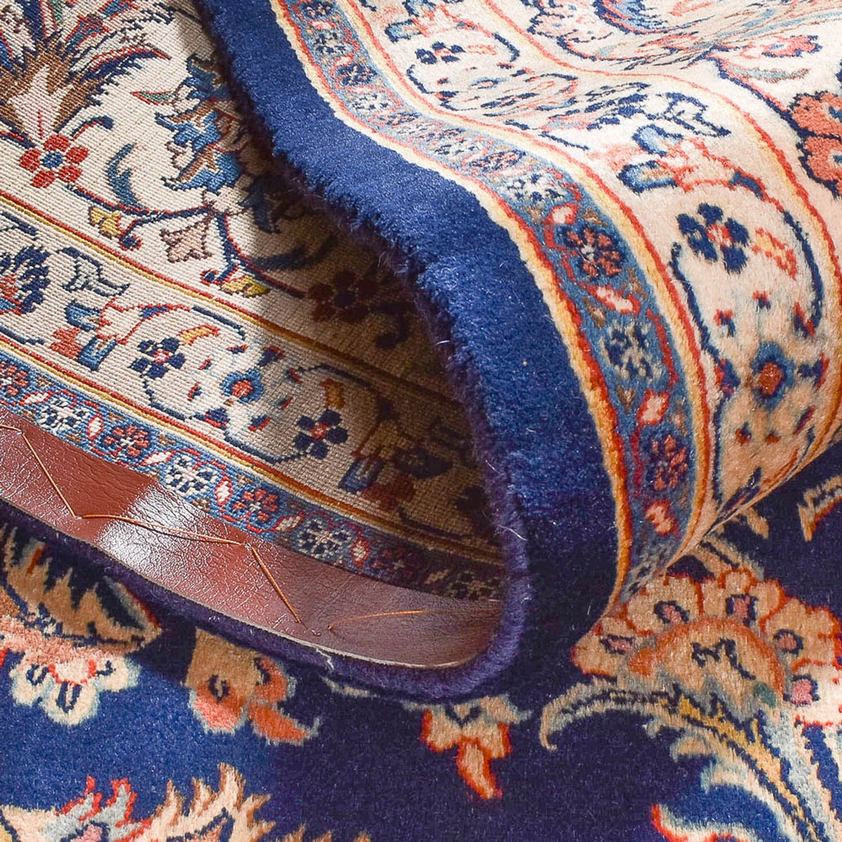 Alfombra persa - Clásica - 340 x 247 cm - azul oscuro