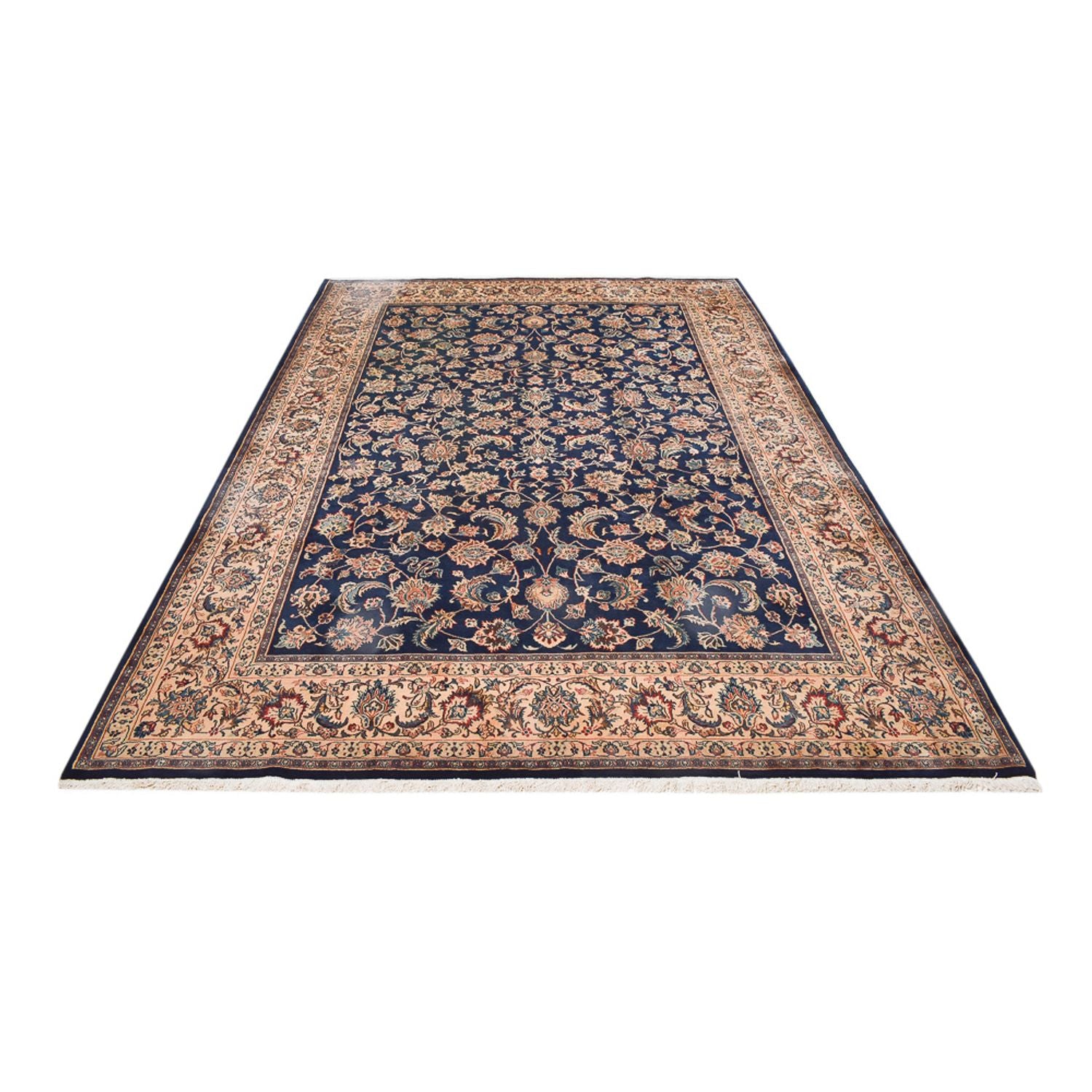 Alfombra persa - Clásica - 340 x 247 cm - azul oscuro