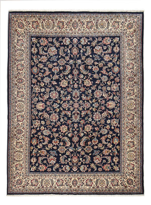 Alfombra persa - Clásica - 335 x 245 cm - azul oscuro