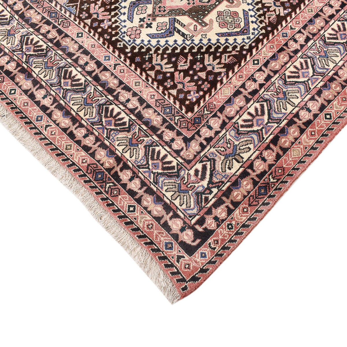 Alfombra persa - Nómada - 255 x 195 cm - multicolor