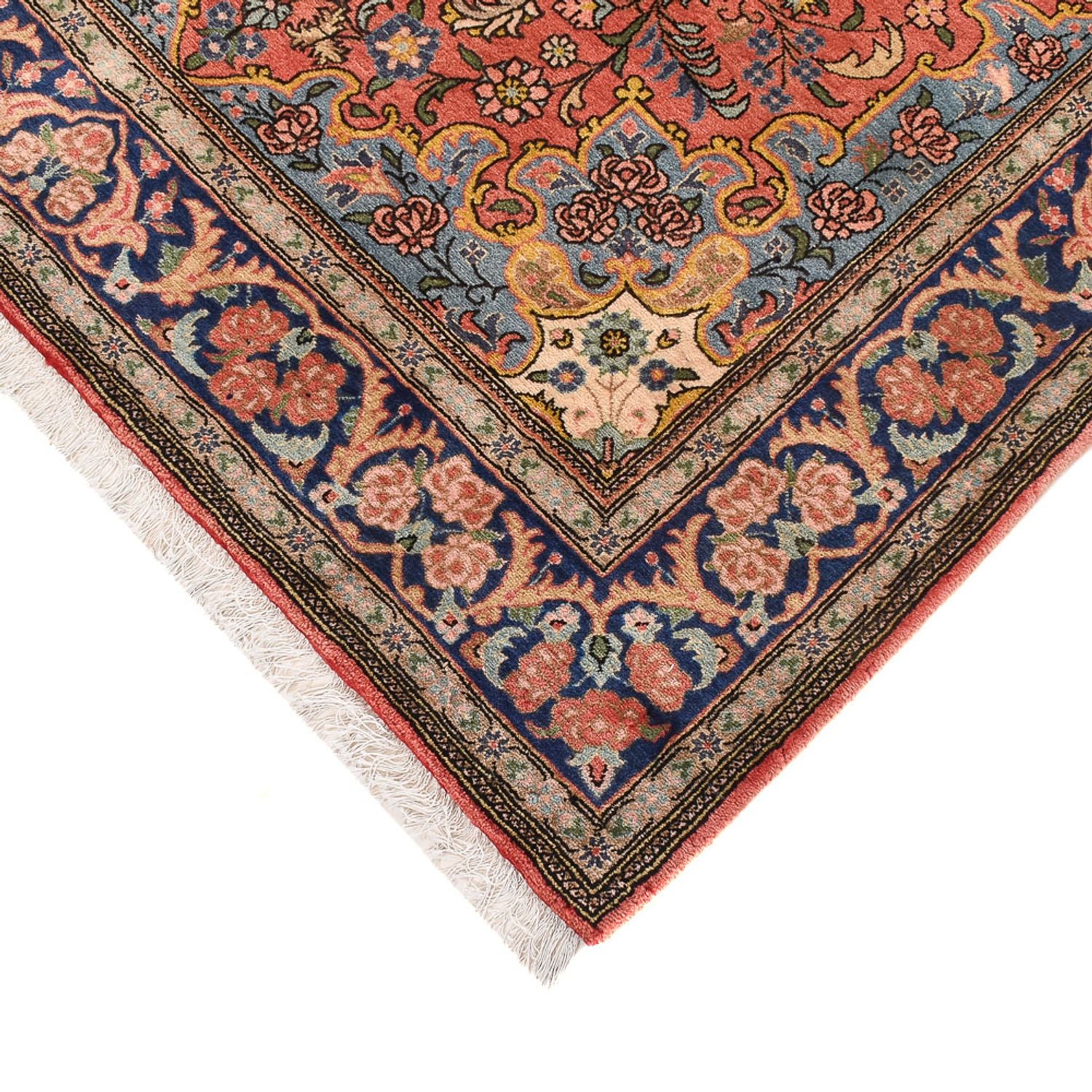 Alfombra persa - Nómada - 243 x 145 cm - rojo claro