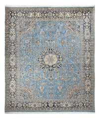 Alfombra persa - Real - 382 x 312 cm - azul claro