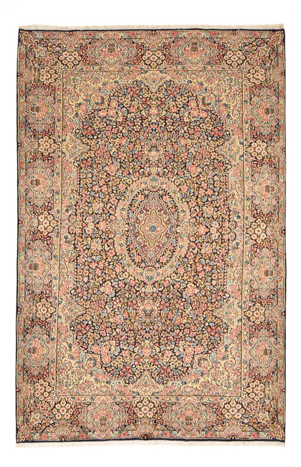 Alfombra persa - Real - 291 x 195 cm - beige claro