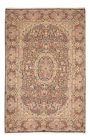 Alfombra persa - Real - 291 x 195 cm - beige claro