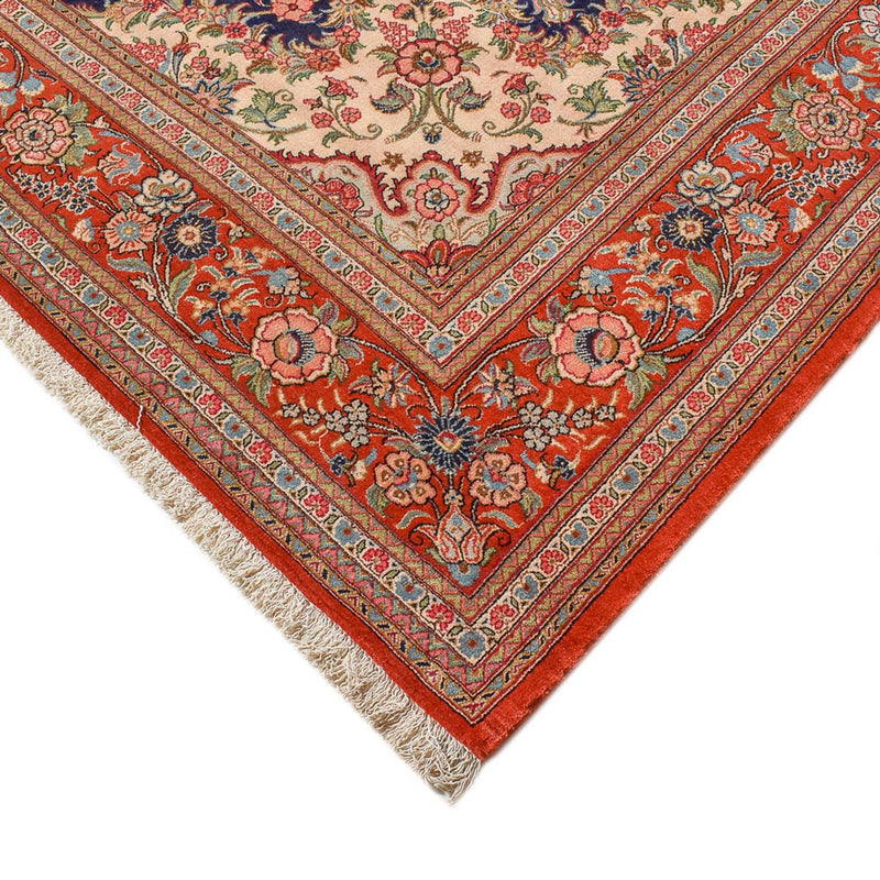 Alfombra persa - Ghom - 345 x 250 cm - azul oscuro
