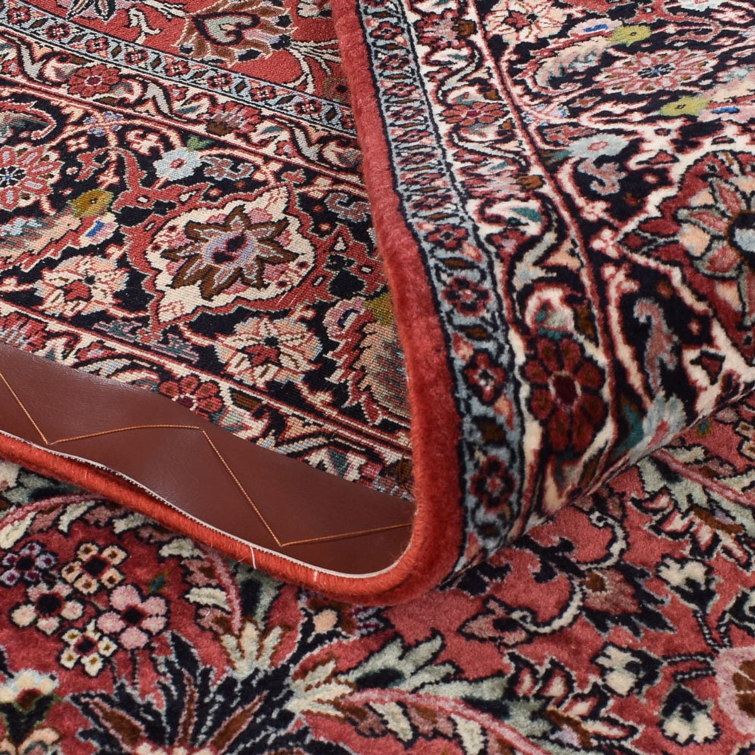 Alfombra persa - Bidjar - 290 x 206 cm - rojo claro